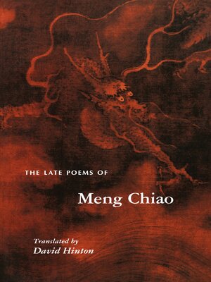 cover image of The Late Poems of Meng Chiao